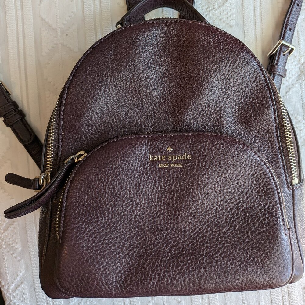 Kate spade jackson medium backpack maroon